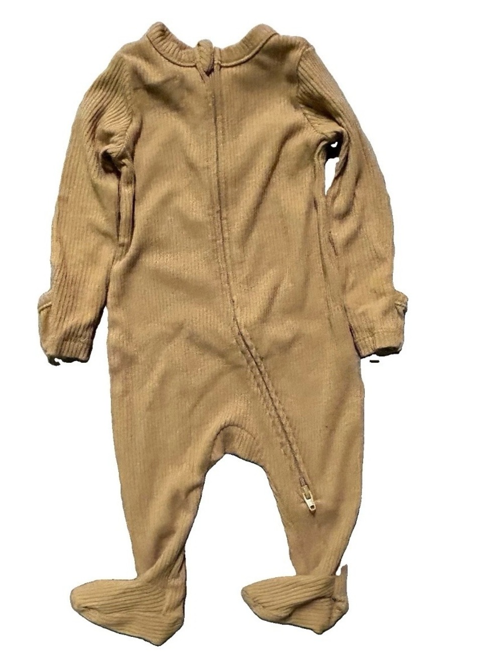 Baby Footie Pajamas Ribbed Lions Under Armour 2 Way Zipper Size 0-3 Months - Picture 4 of 7